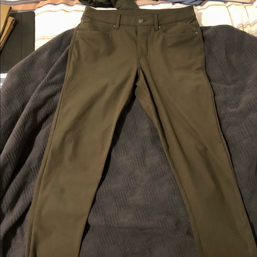 Lulu lemon men’s ABC slim pant - olive